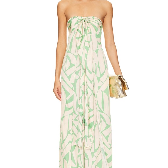 Alexis Seydou Jumpsuit in Green Mirage - Picture 3 of 13